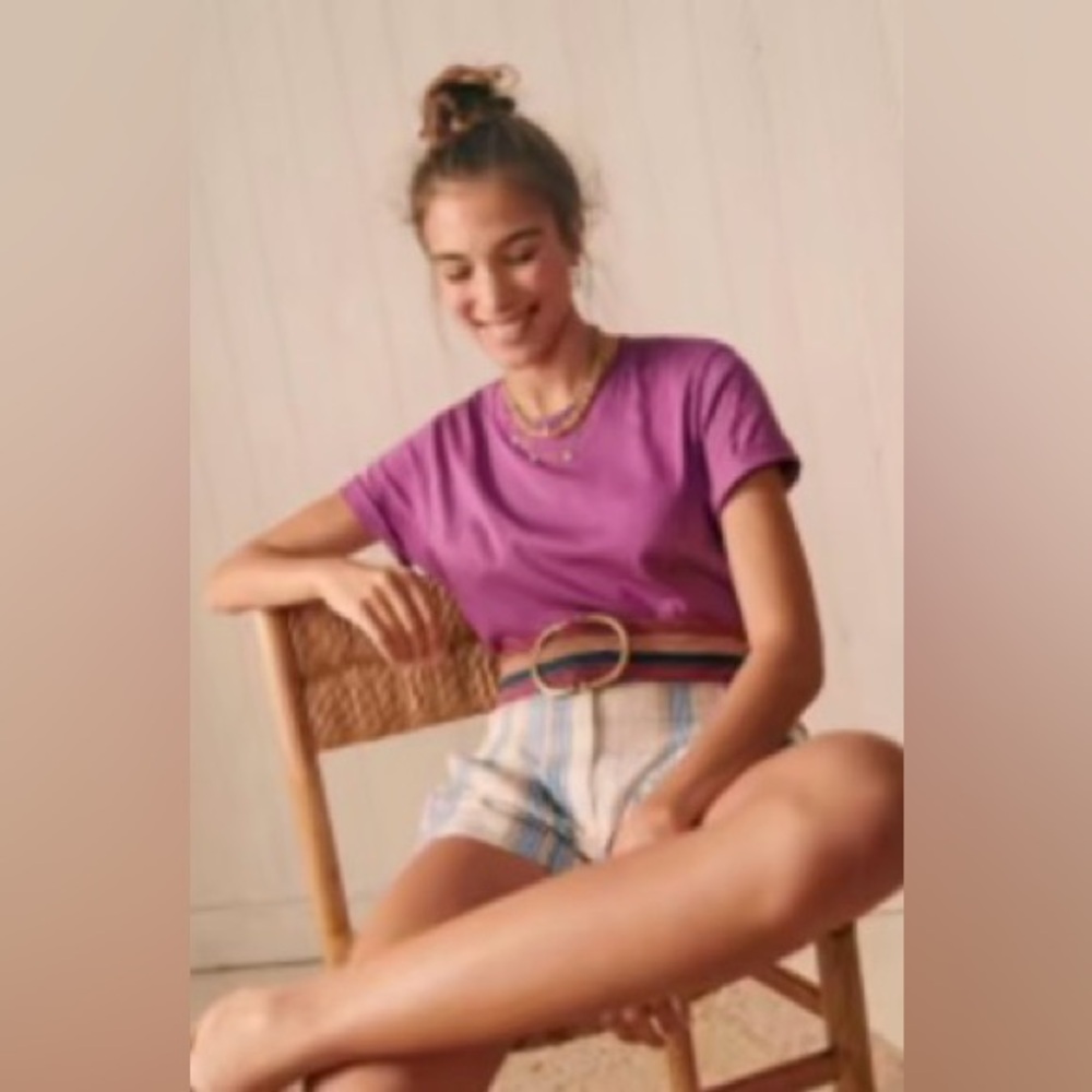Sezane Conrad T-shirt Orchidée - Size L